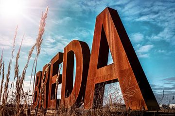 Breda letters op een zonnige dag van Chi