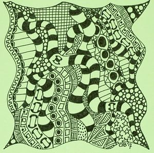 Zentangle Kunst van Anja  Bulté