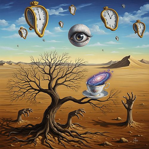 Etherisch droomlandschap - Surrealistische visie op verbeelding