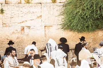 Jerusalem / Wailing wall / Colorful image / Travel photography by Jikke Patist