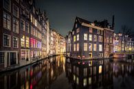 Amsterdam bij avondlicht van Jeffrey Van Zandbeek thumbnail