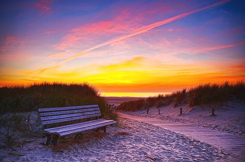 Kraft tanken auf der Insel