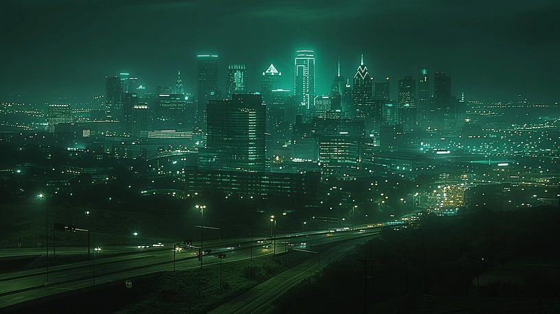 Grüne Stadt von Karina Brouwer