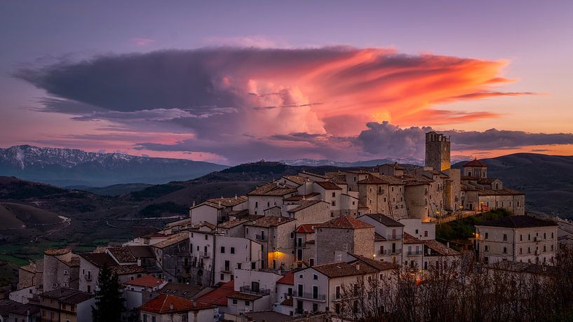 Castel del Monte - Abruzzo van Teun Ruijters