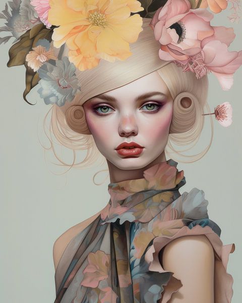 Modern illustration  by Carla Van Iersel