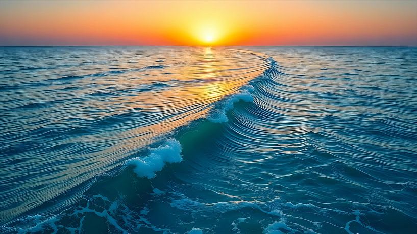 Zachte oceaangolven van Jean Pierre