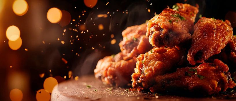 Ailes de poulet croustillantes aux épices par Poster Art Shop