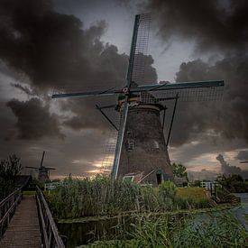 Mills Kinderdijk by Tonny Verhulst
