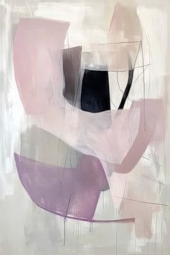 Abstract colour composition in pastel shades by Poster Art Shop