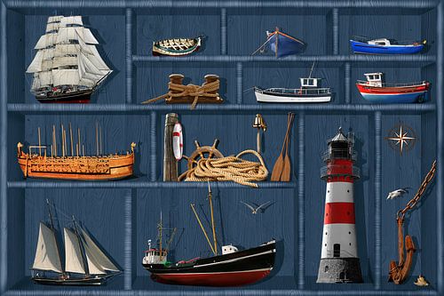 De maritieme case kabinet