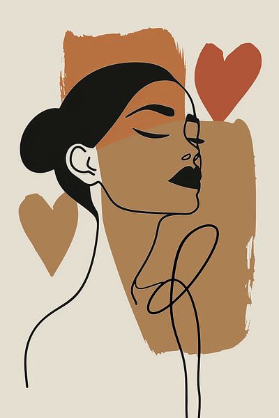 Portrait d'une femme par haroulita
