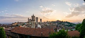 Vue sur Bérgamo, Italie