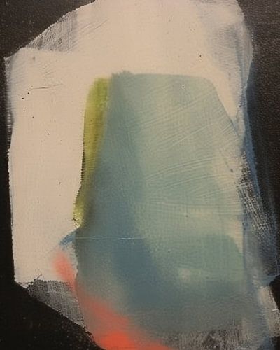 Moderne abstrakte in Pastellfarben auf einem schwarzen Hintergrund