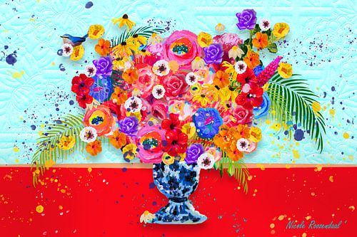 Vase with flowers by Nicole Habets