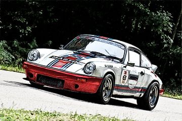 Porsche 911  Carrera RSR - Start 63  - Eggberg Klassik 2024 PHOTO ART 2.0