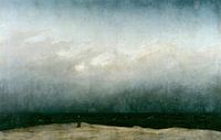 Mönch am Meer, Caspar David Friedrich von Meisterhafte Meister Miniaturansicht