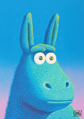 Verbaasde Ezel | Blue Surprise