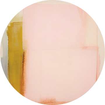 Modern abstract in pastelkleuren van Studio Allee