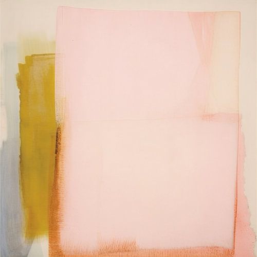 Modern abstract in pastelkleuren van Studio Allee