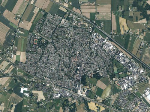 Luchtfoto van Zevenaar
