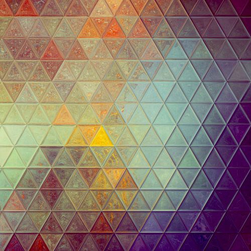 Mozaïek blauwe kleuren #mosaic