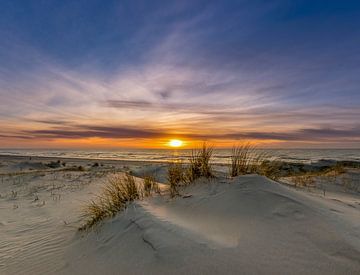 Paal 21 Sunset - Texel by Texel360Fotografie Richard Heerschap