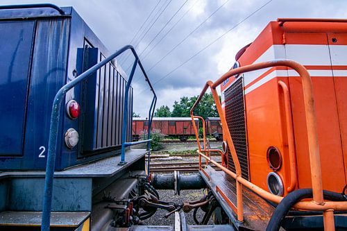 Klassieke spoorweg auto