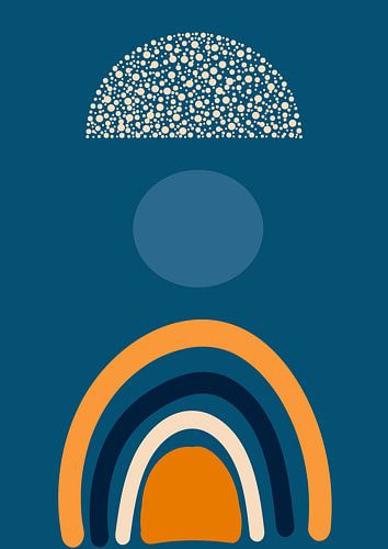 Formes organiques minimalistes et abstraites, style branché