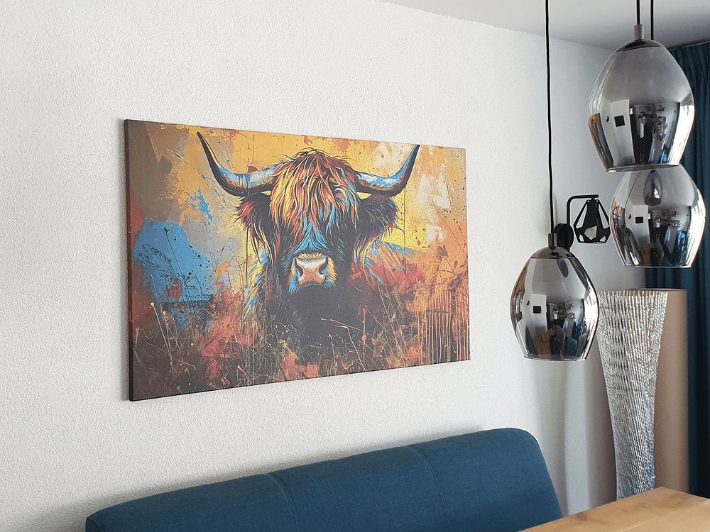 Scottish Highlander Cow | Scottish Highlander  by Eye catching paintings 
