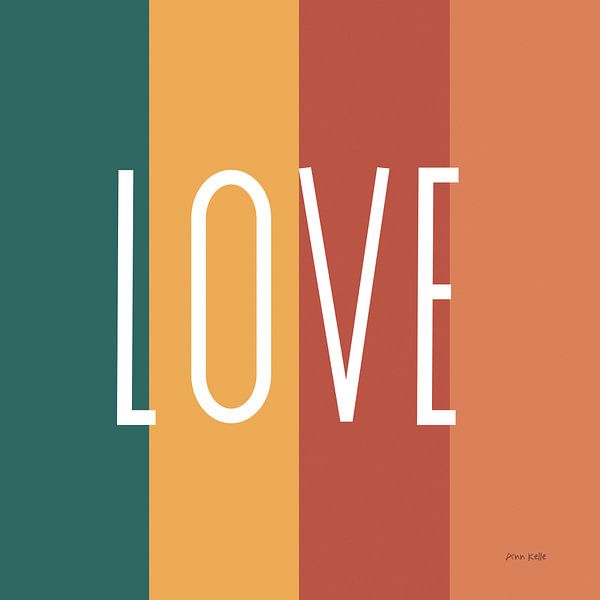Liefde regenboog retro, Ann Kelle van Wild Apple