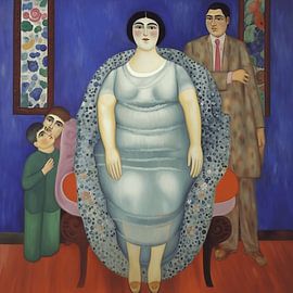 Klimt meets Botero by Ton Kuijpers