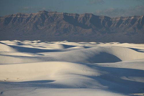 White Sands Dunes National Monument in New Mexico USA