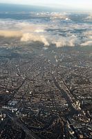 City of Amsterdam in evening light