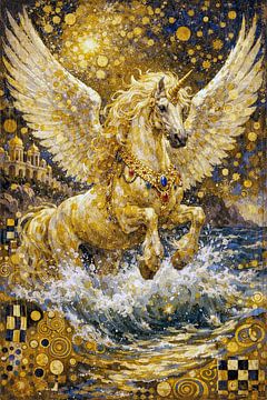 Chrysaor Griekse mythologie schilderij.