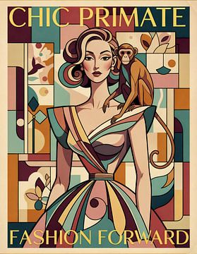 Schicker Primat - Vintage-Eleganz trifft auf verspielte Laune von Jan Keteleer