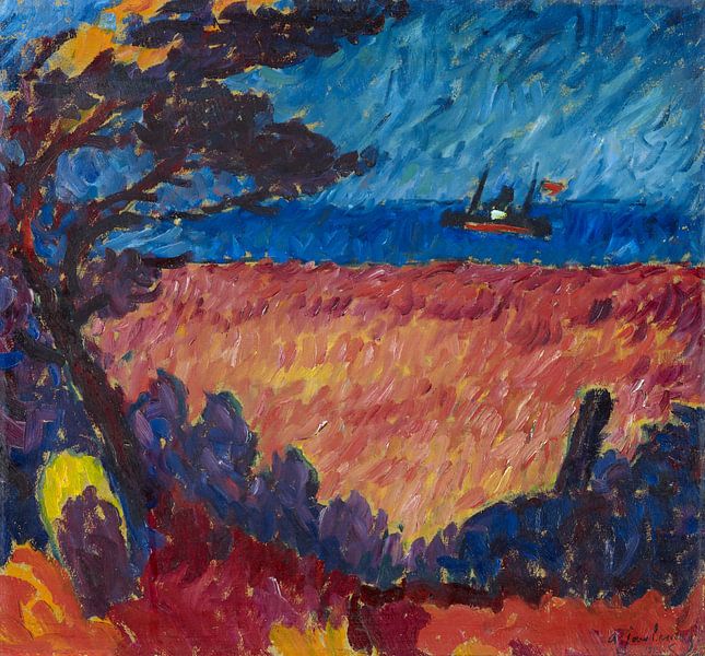 At The Baltic Sea, Alexej von Jawlensky by Masterful Masters