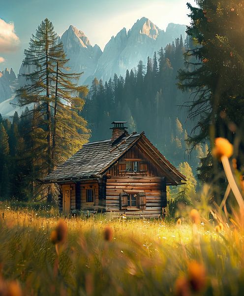 Baiser de soleil pour les Dolomites par fernlichtsicht