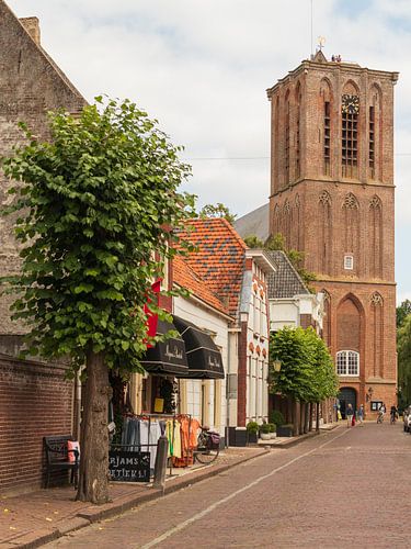 Straat Elburg met Sint Nicolaaskerk