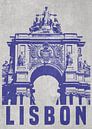 The Rua Augusta arch by DEN Vector thumbnail