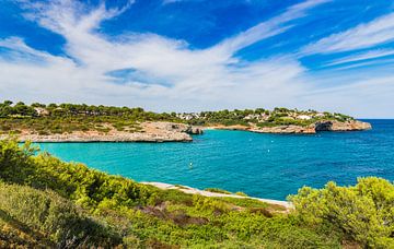 Belle côte sur l'île de Majorque, Espagne Mer Méditerranée sur Alex Winter