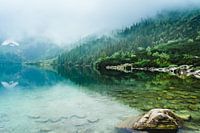 Turquoise meer in de Poolse Tatras
