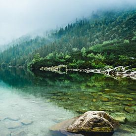 Turquoise meer in de Poolse Tatras von Nick Chesnaye