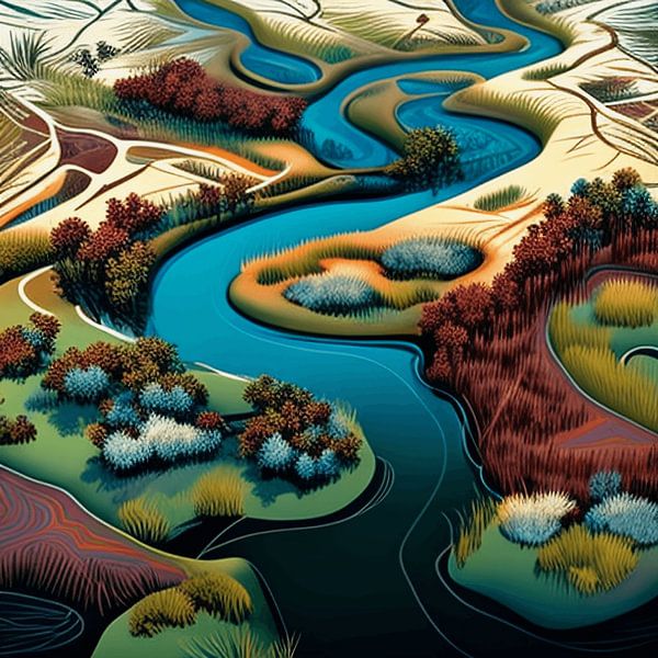 Der Fluss der Natur von Vythryd Arts