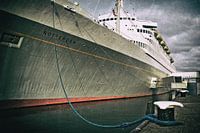 Das Schiff SS Rotterdam in der Ruhephase