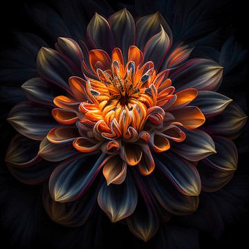 Enchanting detail of a Dahlia by Lauri Creates