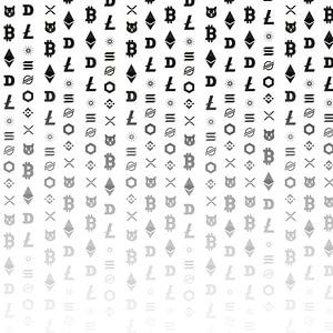 Krypto-Logos's weiß