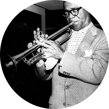 Jazzman Louis Armstrong 18 december 1956 van Bridgeman Images