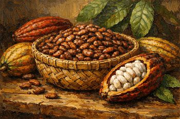 Indonesische cacaobonen