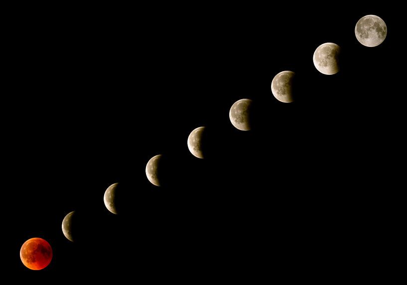 Éclipse de lune de sang par Marcel Kerdijk