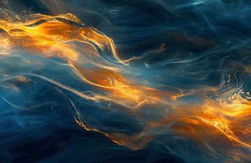Vuur en water van fernlichtsicht